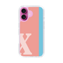 Slim Protection Case［ オリジナル - initial color line - X pink ］