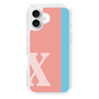 Slim Protection Case［ オリジナル - initial color line - X pink ］