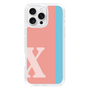 Slim Protection Case［ オリジナル - initial color line - X pink ］