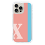 Slim Protection Case［ オリジナル - initial color line - X pink ］