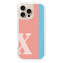 Slim Protection Case［ オリジナル - initial color line - X pink ］