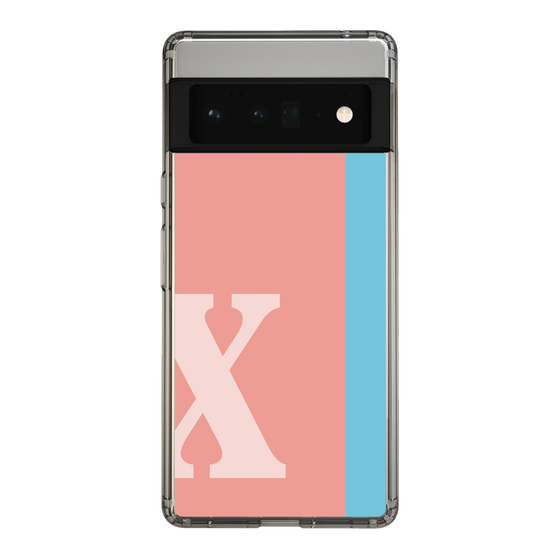 Slim Protection Case［ Original - initial color line - X pink ］