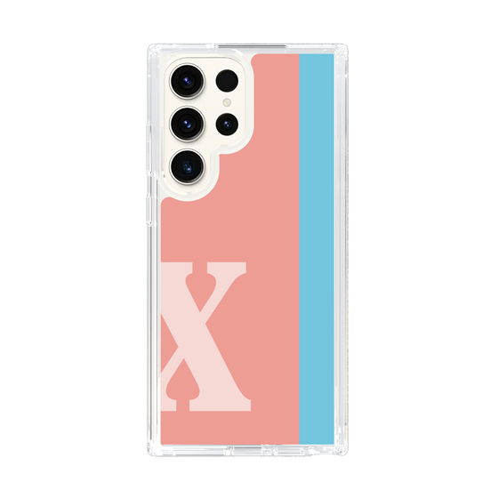 Slim Protection Case［ Original - initial color line - X pink ］