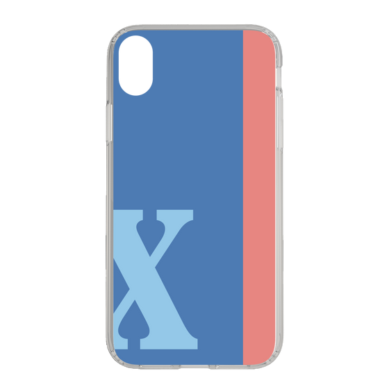 Slim Protection Case［ Original - initial color line - X blue ］