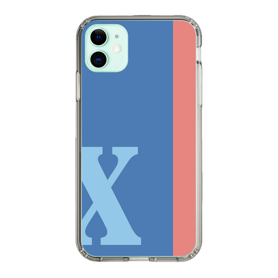 Slim Protection Case［ Original - initial color line - X blue ］