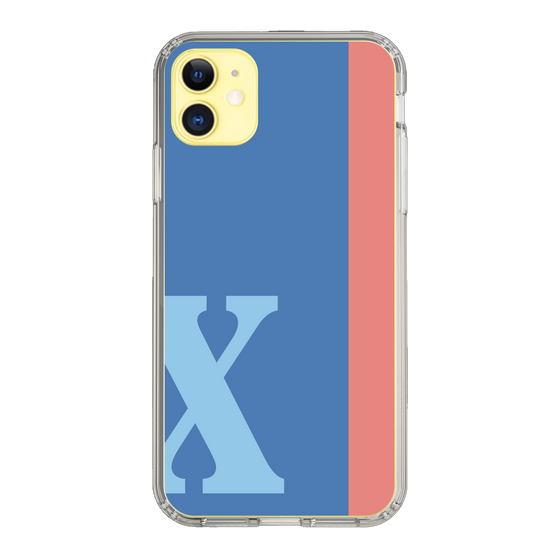 Slim Protection Case［ Original - initial color line - X blue ］