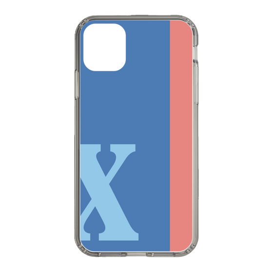 Slim Protection Case［ Original - initial color line - X blue ］
