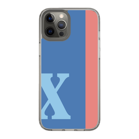 Slim Protection Case［ Original - initial color line - X blue ］