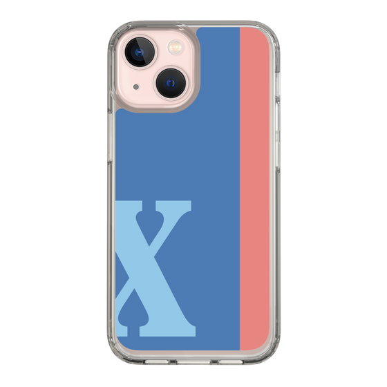 Slim Protection Case［ Original - initial color line - X blue ］