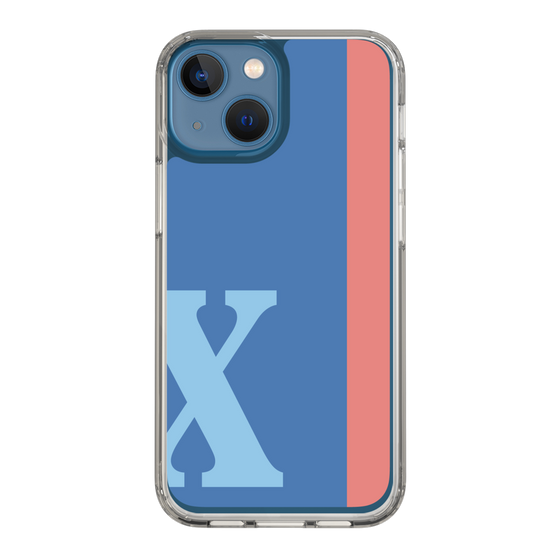 Slim Protection Case［ Original - initial color line - X blue ］