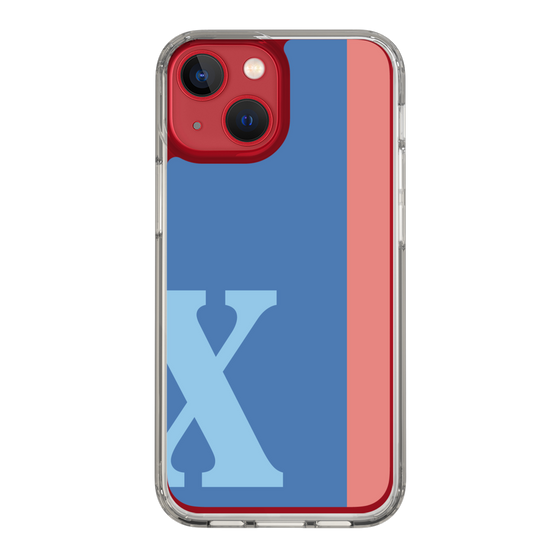 Slim Protection Case［ Original - initial color line - X blue ］
