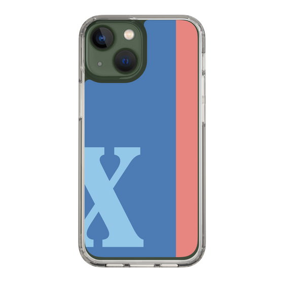 Slim Protection Case［ Original - initial color line - X blue ］