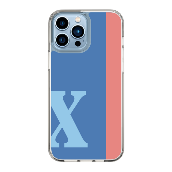Slim Protection Case［ Original - initial color line - X blue ］
