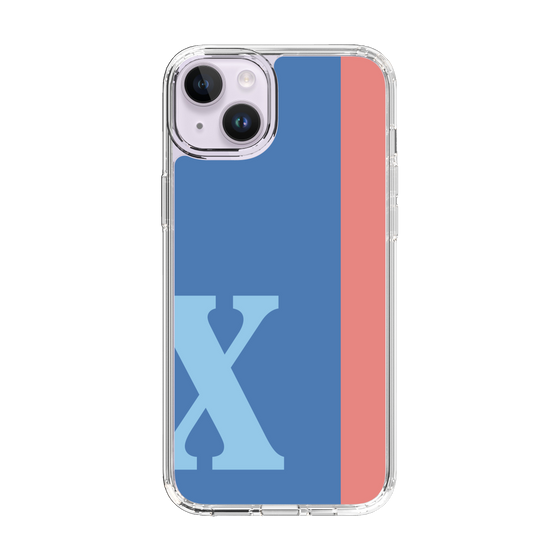 Slim Protection Case［ Original - initial color line - X blue ］