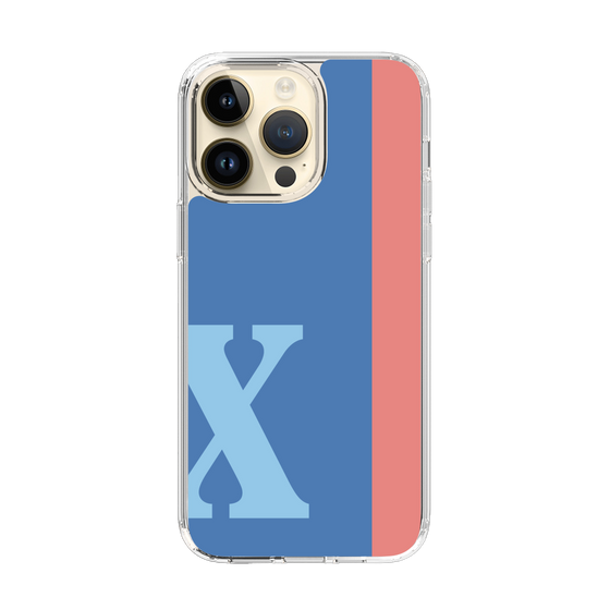 Slim Protection Case［ Original - initial color line - X blue ］