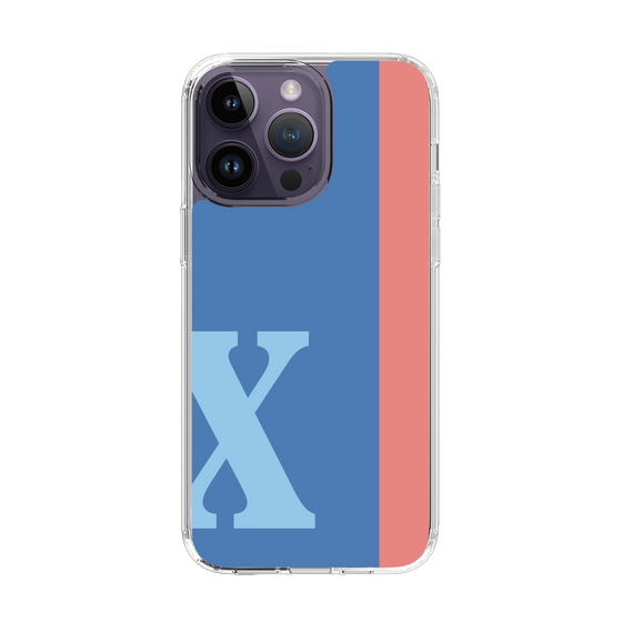 Slim Protection Case［ Original - initial color line - X blue ］