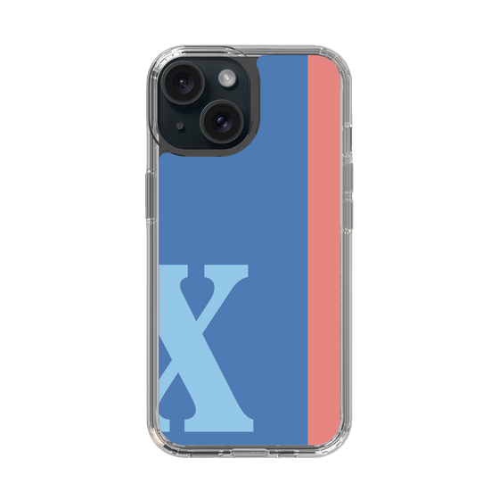 Slim Protection Case［ Original - initial color line - X blue ］