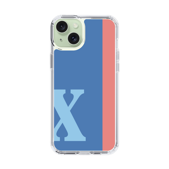Slim Protection Case［ Original - initial color line - X blue ］