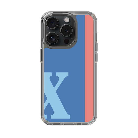 Slim Protection Case［ Original - initial color line - X blue ］