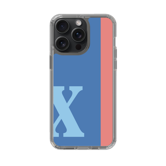 Slim Protection Case［ Original - initial color line - X blue ］