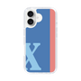 Slim Protection Case［ オリジナル - initial color line - X blue ］