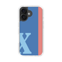 Slim Protection Case［ オリジナル - initial color line - X blue ］