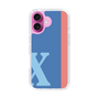 Slim Protection Case［ オリジナル - initial color line - X blue ］