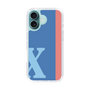 Slim Protection Case［ オリジナル - initial color line - X blue ］