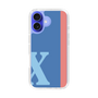 Slim Protection Case［ オリジナル - initial color line - X blue ］