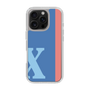 Slim Protection Case［ オリジナル - initial color line - X blue ］