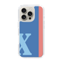 Slim Protection Case［ オリジナル - initial color line - X blue ］