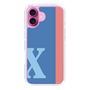 Slim Protection Case［ オリジナル - initial color line - X blue ］