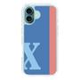 Slim Protection Case［ オリジナル - initial color line - X blue ］