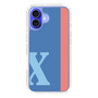 Slim Protection Case［ オリジナル - initial color line - X blue ］