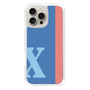 Slim Protection Case［ オリジナル - initial color line - X blue ］