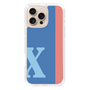 Slim Protection Case［ オリジナル - initial color line - X blue ］