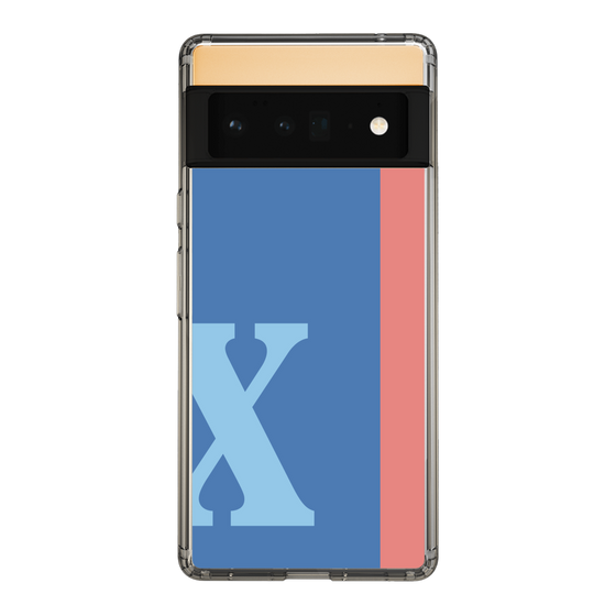 Slim Protection Case［ Original - initial color line - X blue ］