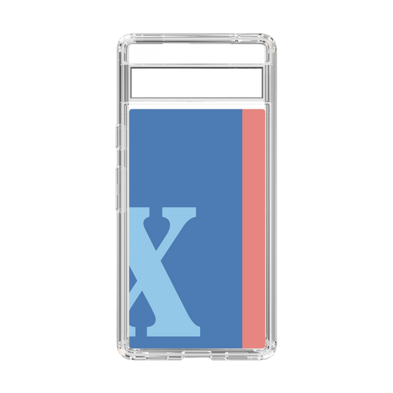 Slim Protection Case［ Original - initial color line - X blue ］