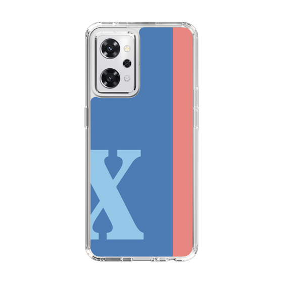 Slim Protection Case［ オリジナル - initial color line - X blue ］