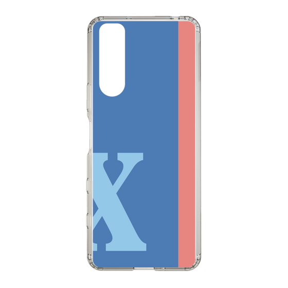 Slim Protection Case［ Original - initial color line - X blue ］