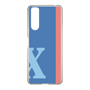 Slim Protection Case［ Original - initial color line - X blue ］