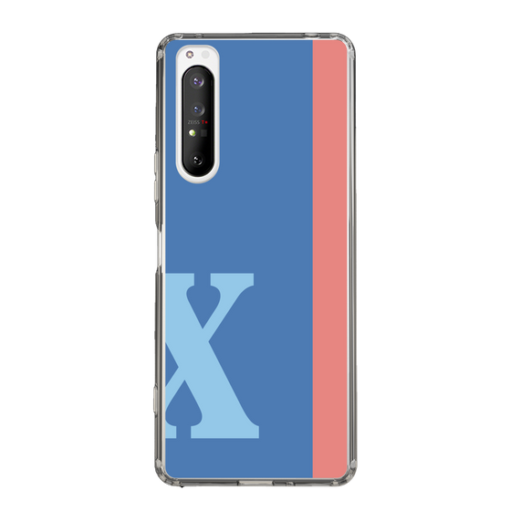 Slim Protection Case［ Original - initial color line - X blue ］