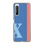 Slim Protection Case［ Original - initial color line - X blue ］