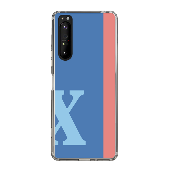 Slim Protection Case［ Original - initial color line - X blue ］