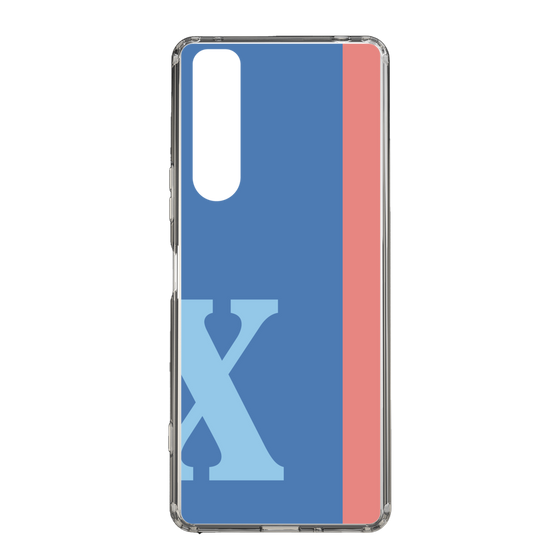 Slim Protection Case［ Original - initial color line - X blue ］