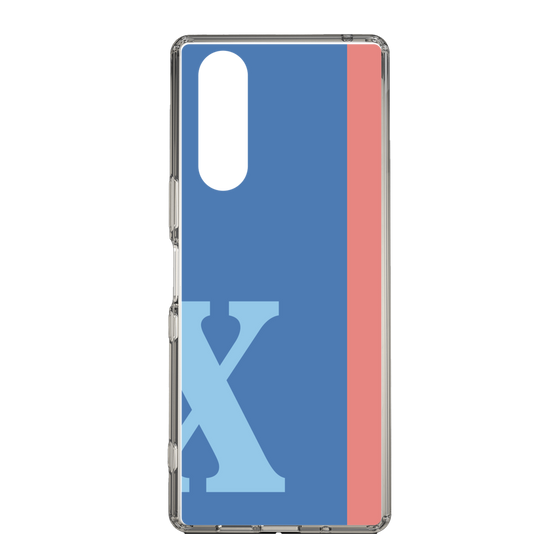 Slim Protection Case［ Original - initial color line - X blue ］