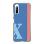 Slim Protection Case［ Original - initial color line - X blue ］