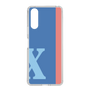 Slim Protection Case［ Original - initial color line - X blue ］