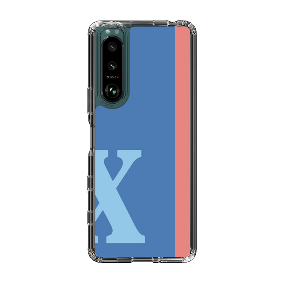 Slim Protection Case［ Original - initial color line - X blue ］