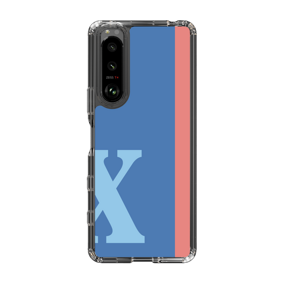 Slim Protection Case［ Original - initial color line - X blue ］